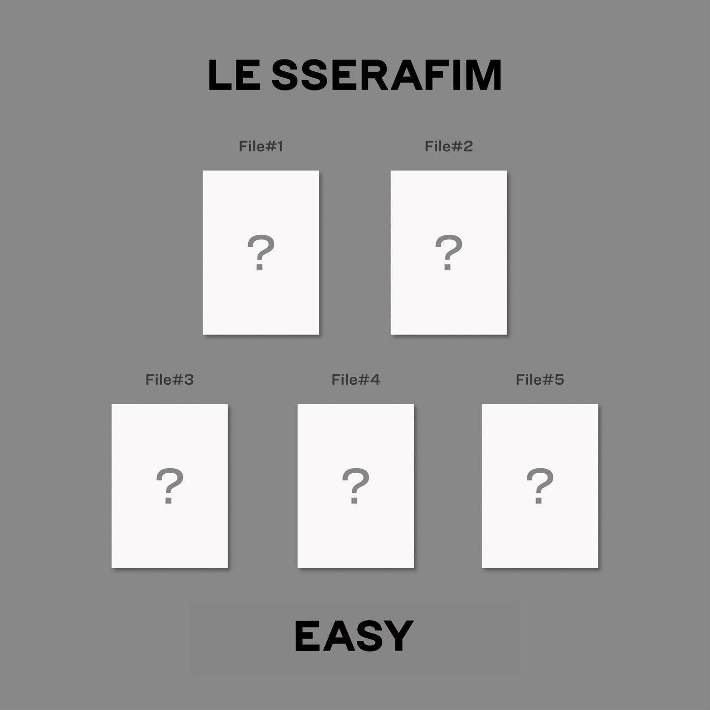 LE SSERAFIM - 3rd Mini Album 'EASY' (COMPACT Ver.)(Random)