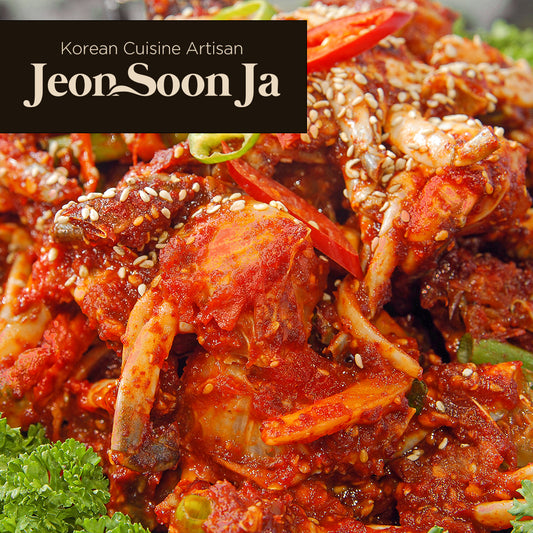 JEON SOON JA Spicy marinated crab 500g / 1.1lb