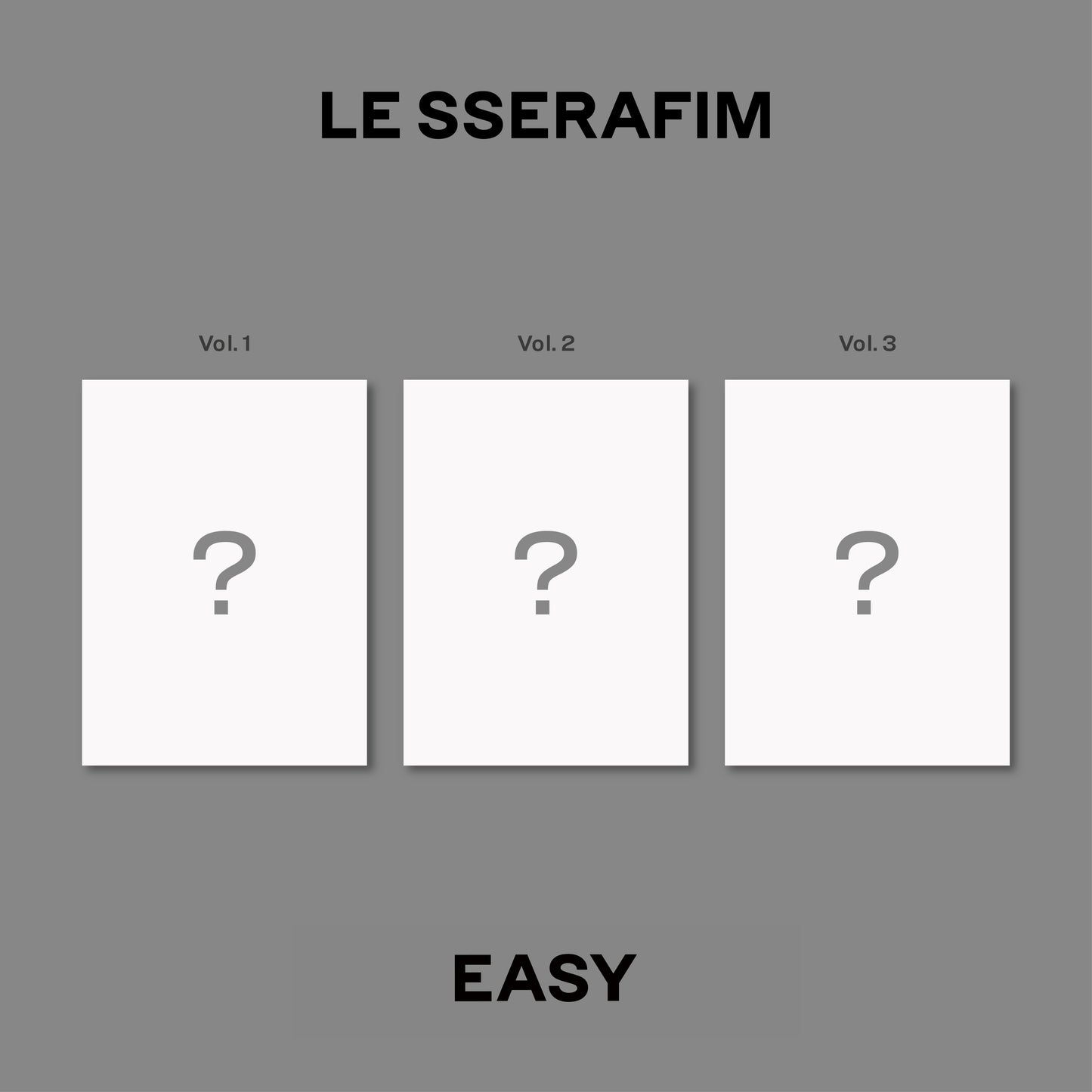 LE SSERAFIM - 3rd Mini Album 'EASY' (Random)