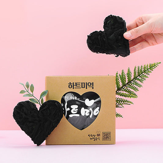 [NEW] Heart shaped dried seaweed, with cute stickers 20g*2 total 40g / 0.09lb