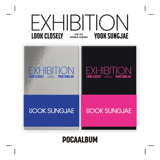 YOOK SUNG JAE - 1ST SINGLE ALBUM EXHIBITION : LOOK CLOSELY [POCA ALBUM](RANDOM)