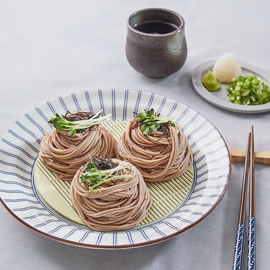 [NEW](2 servings) Cold buckwheat noodle (zaru soba) with high content of buckwheat flour 292g / 0.64lb
