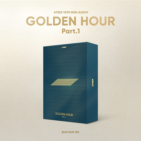[PRE-ORDER] ATEEZ - GOLDEN HOUR : PART.1 10TH MINI ALBUM PHOTOBOOK BLUE HOUR VER.