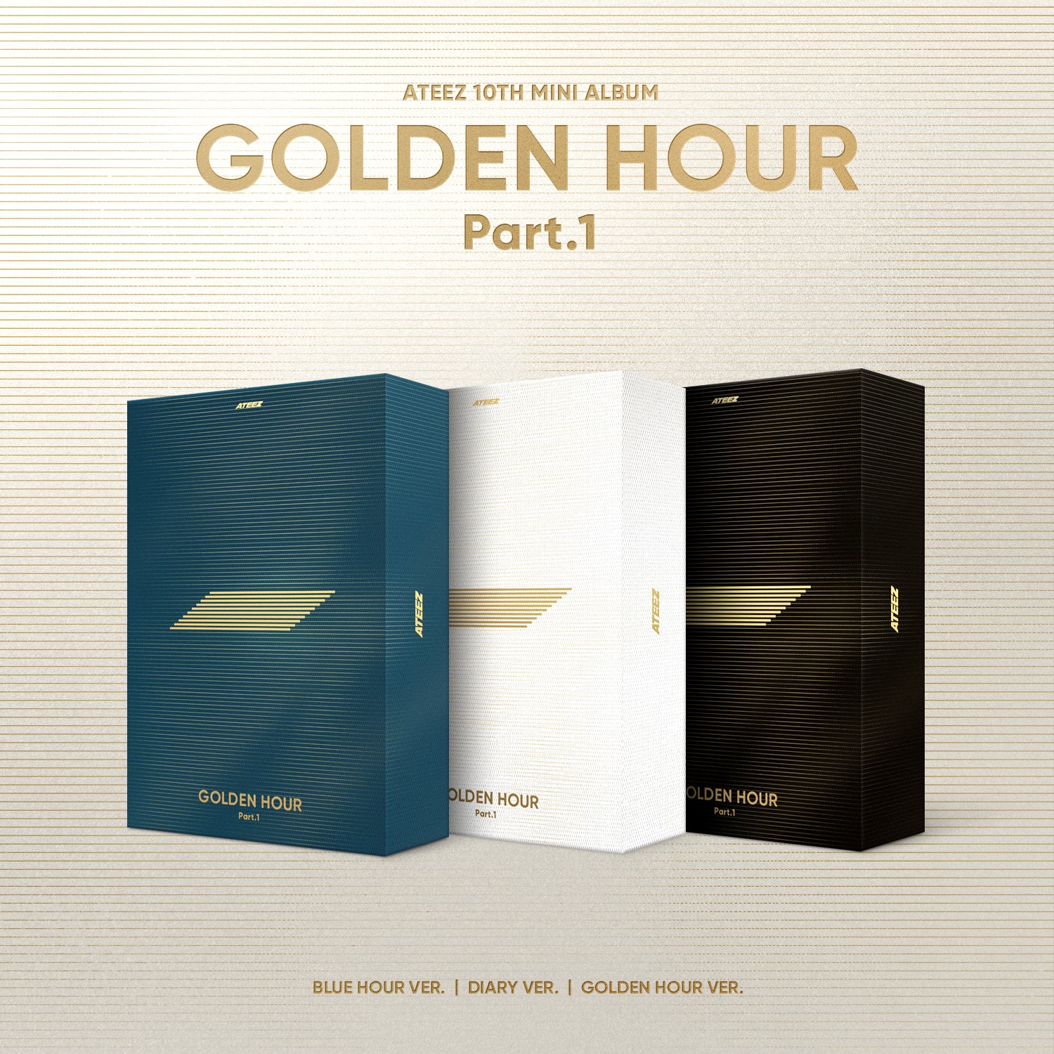 ATEEZ - [GOLDEN HOUR : Part.1] 10th Mini Album (GOLDEN HOUR