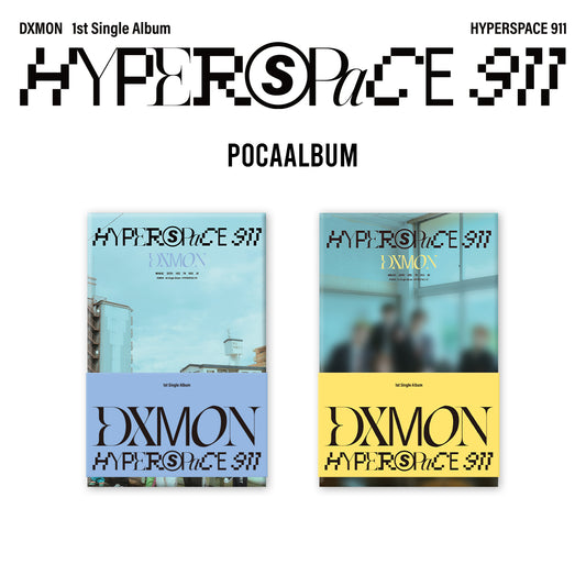 [PRE-ORDER] DXMON 1st Single Album - HYPERSPACE 911 POCA ALBUM (NINE ver. / ELEVEN ver.) (Random Ver.)