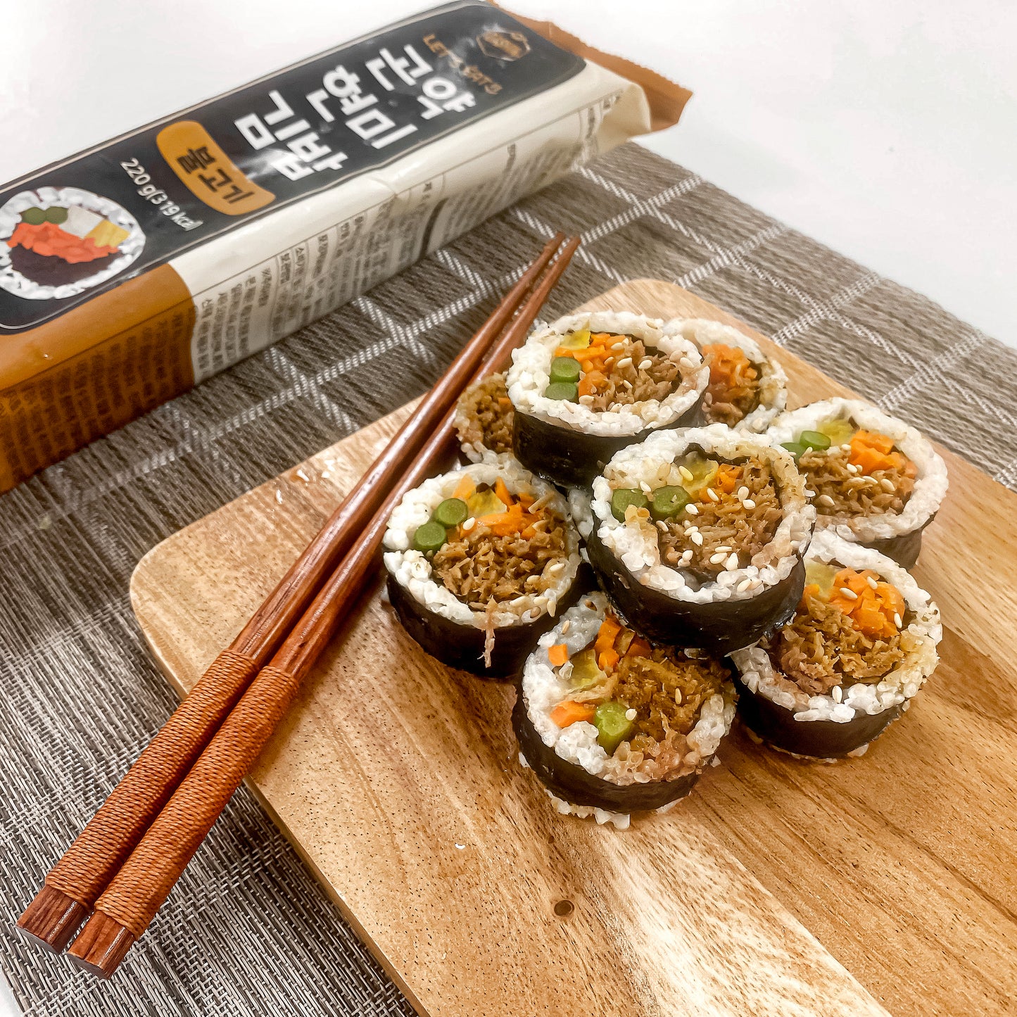 Delicious and light diet konjac kimbap(Choose 1 out of 3) 220g / 0.48lb