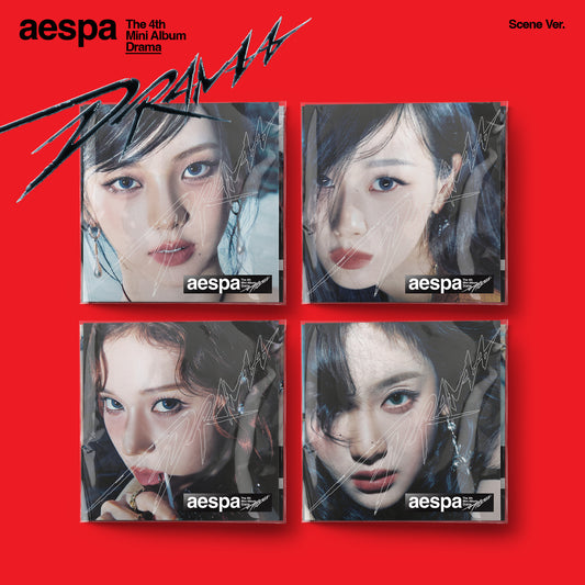 [KOOKSAN Special Gift] aespa - The 4th Mini Album [Drama] (Scene Ver.)(Random ver)