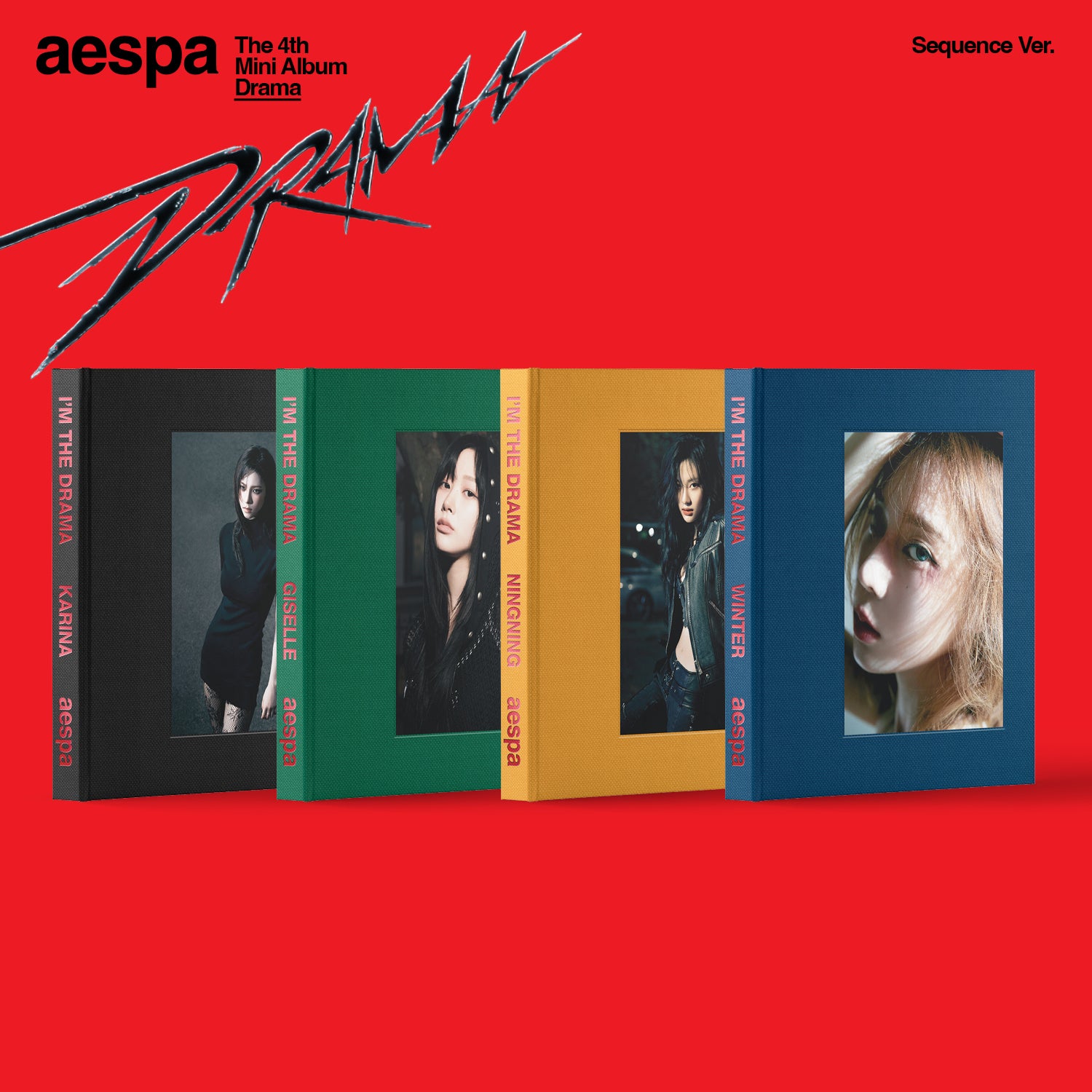 [KOOKSAN Special Gift] aespa - The 4th Mini Album [Drama] (Sequence Ve ...