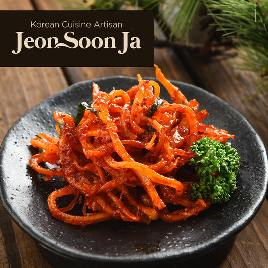 JEON SOON JA Stir-fried dried squid 100g / 0.22lb