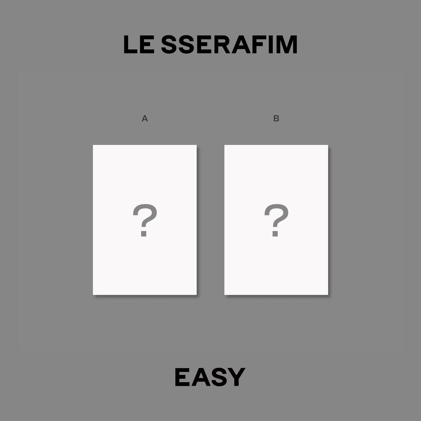 LE SSERAFIM - 3rd Mini Album 'EASY' (Weverse Albums Ver.)(Random)