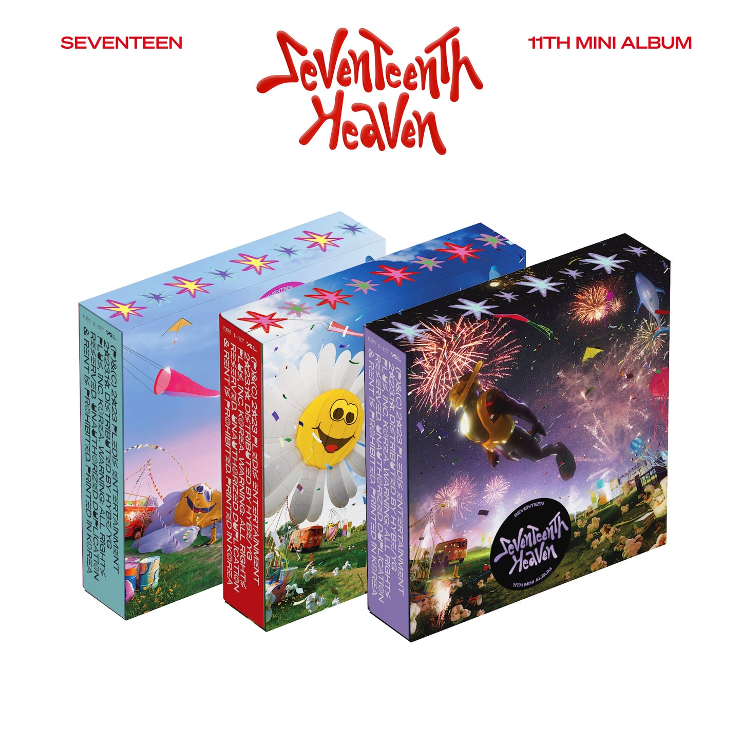 [KOOKSAN Special Gift] SEVENTEEN 11TH MINI ALBUM - SEVENTEENTH HEAVEN (Random Ver.)