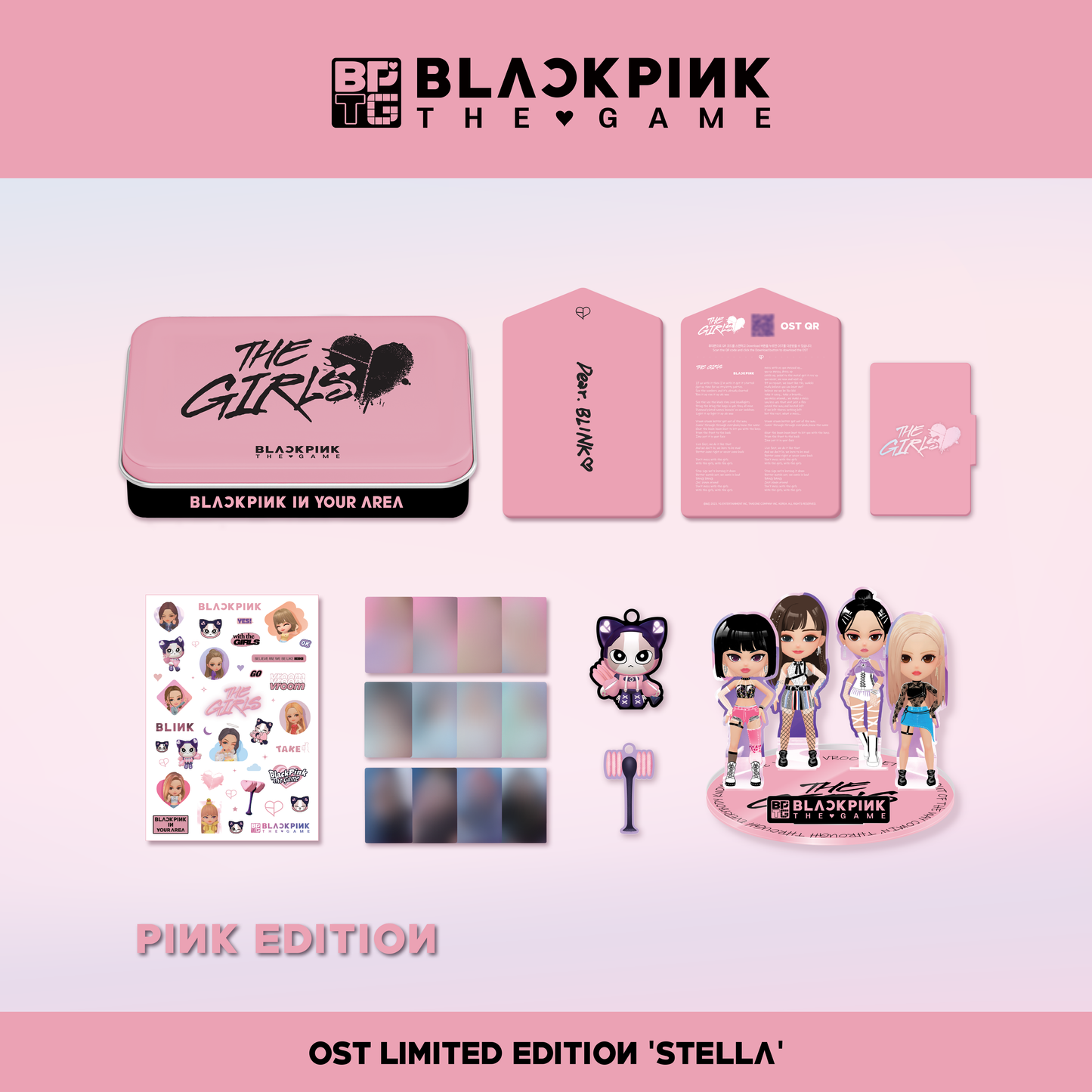 [KOOKSAN Special Gift] 블랙핑크 THE GAME OST (STELLA VER.) (한정판)